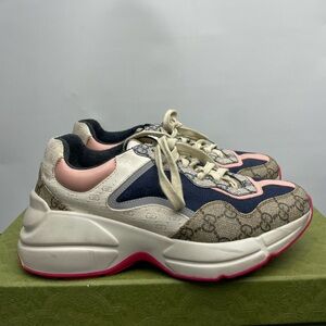 Gucci Rhython Beige Ebony Womens Size-9.5US